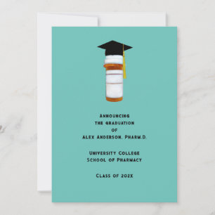 Abschlussankündigung der Pharmazieschule Einladung