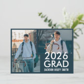 Abschlussankündigung Einladung (Stehend Vorderseite)