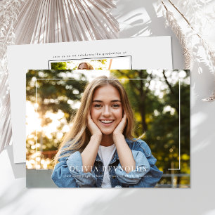 Abschlussankündigung und Einladung mit Fotos