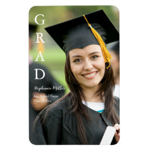 Abschlussanzeige Anpassbarer Name Schule Magnet