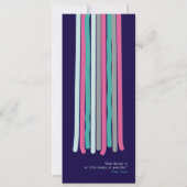 Abschlussanzeige im modernen Design | Farb-Edit (Rückseite)