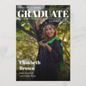 Abschlussanzeige Magazin Titelbild Foto Save The Date (Vorderseite)