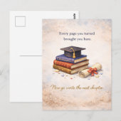 Abschlussanzeige Postkarte (Vorne/Hinten)