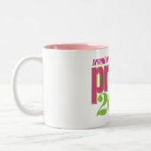 Abschlussball 2011 - Grün Zweifarbige Tasse (Links)