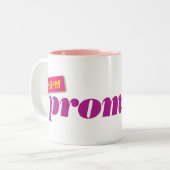 Abschlussball 2011 - Lila Zweifarbige Tasse (Vorderseite Links)