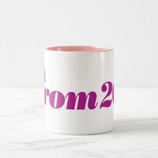 Abschlussball 2011 - Lila Zweifarbige Tasse (Mittel)