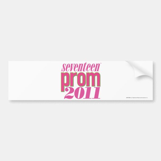Abschlussball 2011 - Lt Pink Autoaufkleber (Vorne)