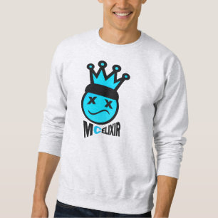 Abschlussball-König Signature Logo - Ozean-Blau Sweatshirt