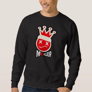 Abschlussball-König Signature Logo - Rot u. Creme Sweatshirt
