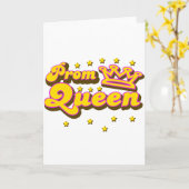 Abschlussball-Königin Karte (Gelbe Blume)