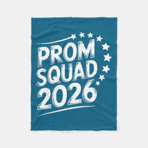 Abschlussball-Truppe 2026 Absolvent Lustige Grafik Fleecedecke