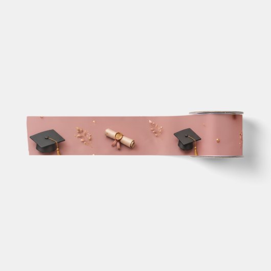 Abschlussband | Geschenkverpackungsband Satinband (Vorderseite)