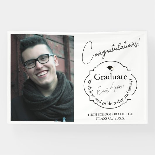 Abschlussbanner Klasse 2026 Banner (Horizontal)