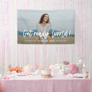 Abschlussbanner mit positiver Aussicht EDITABLE CO Banner