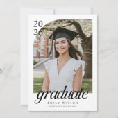 Abschlussbogen Foto | Abschlussfeier Einladung (Vorderseite)