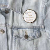 Abschlussbutton – Stolz DAD von Absolvent 2026 Button (Beispiel)