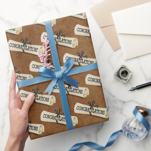 Abschlussdiplom Gratulation Geschenkpapier (Schenken)