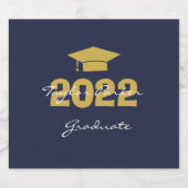 Abschlüsse-Klasse 2025 Alkoholflaschenetikett (Einzelnes Label)