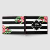 Abschlüsse mit geometrischen Streifen in Schwarz u Gästebuch (Voll)