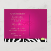 Abschlüsse Party Einladungen, Fotos Postkarten (Rückseite)