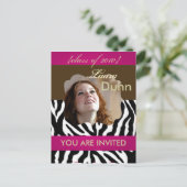 Abschlüsse Party Einladungen, Fotos Postkarten (Stehend Vorderseite)