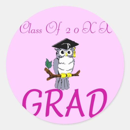 Abschlüsse Runder Aufkleber (Vorderseite)