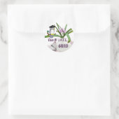 Abschlüsse Runder Aufkleber (Tasche)