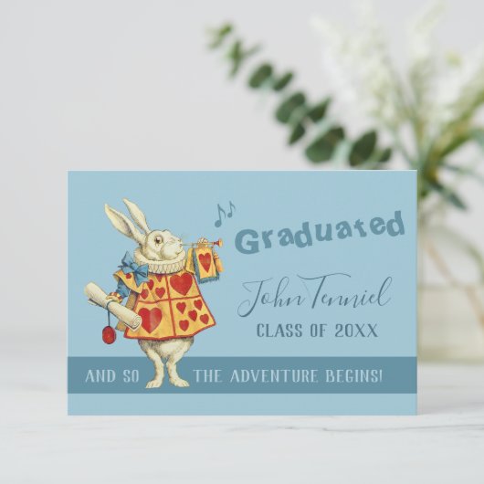 Abschlüsse White Rabbit bläst die Trompete CC1134 (Stehend Vorderseite)