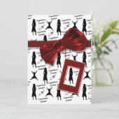 Abschlusseinladungen - das graduierte Party der Einladung (Stehend Vorderseite)