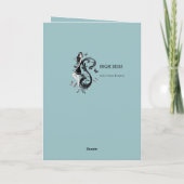 Abschlüssetochter für Estheticion Karte (Rückseite)