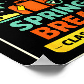 Abschlussfahrt der Abschlussklasse 2026 Frühlingsf Poster (Ecke)