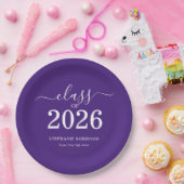 Abschlussfeier 2025 Lila Pappteller (Party)