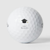 Abschlussfeier Anpassbares Abschlussjahr Zeitlos  Golfball (Vorderseite)