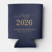 Abschlussfeier der Blue Gold Script Klasse 2026 Dosenkühler (Vorderseite)