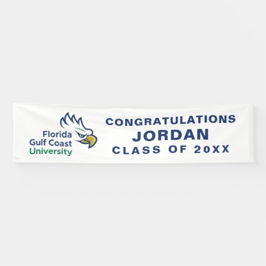 Abschlussfeier der Florida Gulf Coast University Banner (Horizontal)