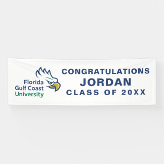 Abschlussfeier der Florida Gulf Coast University Banner