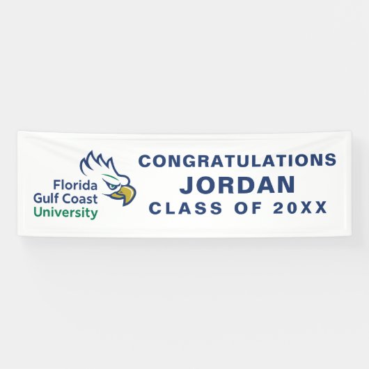 Abschlussfeier der Florida Gulf Coast University Banner (Horizontal)