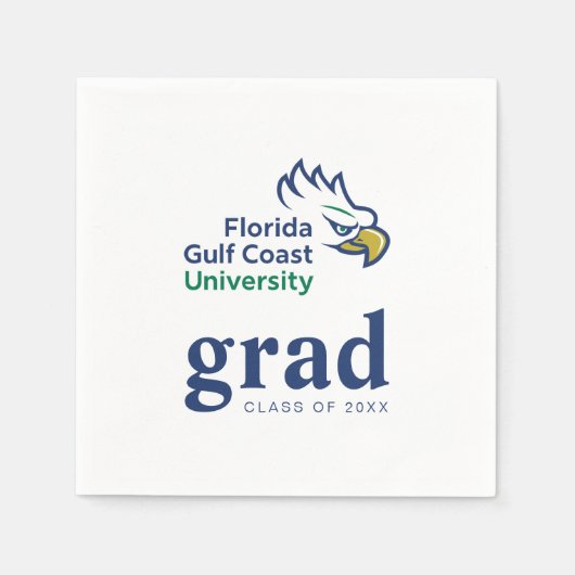 Abschlussfeier der Florida Gulf Coast University Serviette (Vorderseite)