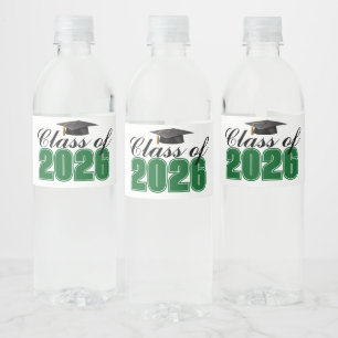 Abschlussfeier der Green Class 2026 Wasserflaschenetikett