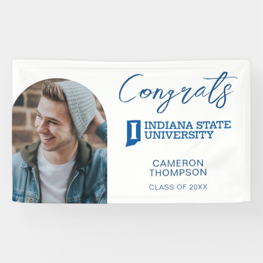 Abschlussfeier der Indiana State University Banner (Horizontal)