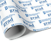 Abschlussfeier der Indiana State University Geschenkpapier (Rolleneckpunkt)