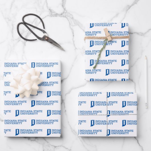 Abschlussfeier der Indiana State University Geschenkpapier Set (Vorderseite)