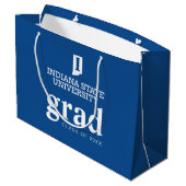 Abschlussfeier der Indiana State University Große Geschenktüte (Rückseite Schrägansicht)
