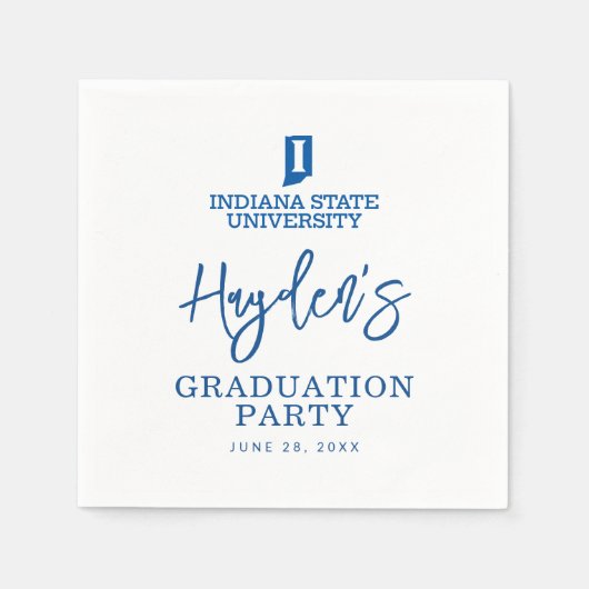 Abschlussfeier der Indiana State University Serviette (Vorderseite)