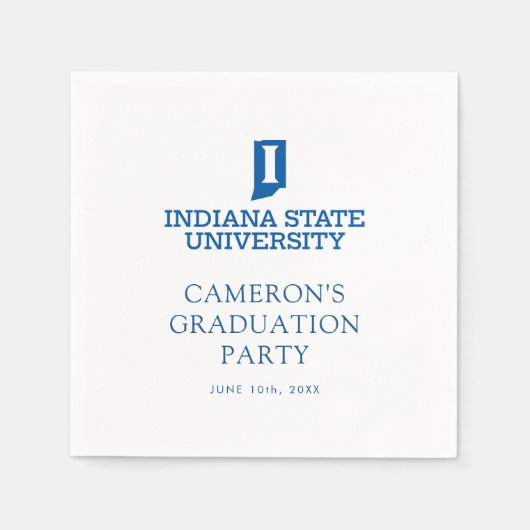Abschlussfeier der Indiana State University Serviette (Vorderseite)
