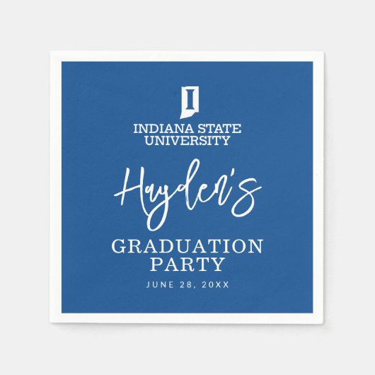 Abschlussfeier der Indiana State University Serviette (Vorderseite)
