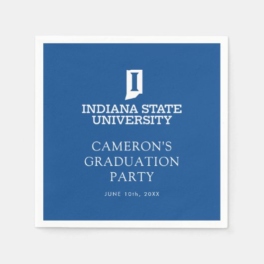 Abschlussfeier der Indiana State University Serviette (Vorderseite)