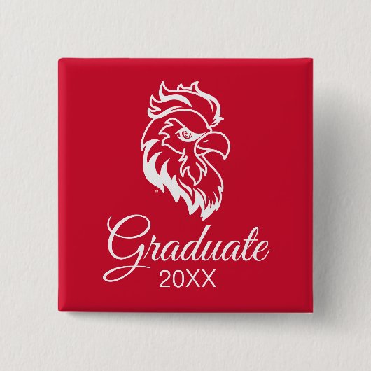 Abschlussfeier der Jacksonville State University Button (Vorderseite)