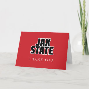 Abschlussfeier der Jacksonville State University Dankeskarte