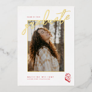 Abschlussfeier der Jacksonville State University Folieneinladung